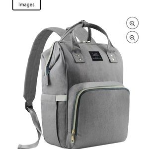 Like new!! Land grey diaper backpack 💫